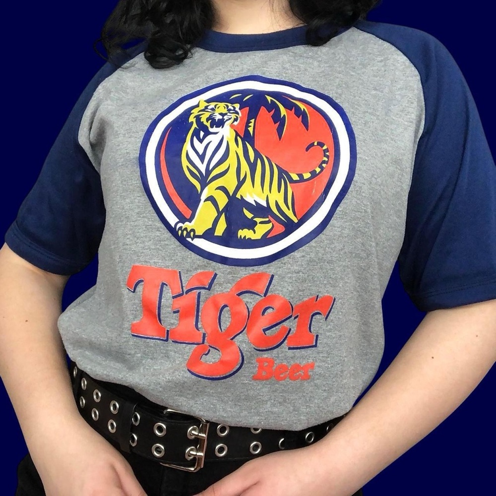 Tiger Beer Blue Short Sleeve Tee
